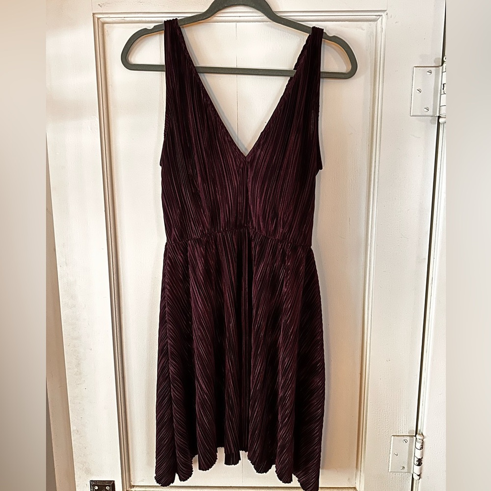H&M purple event mini dress